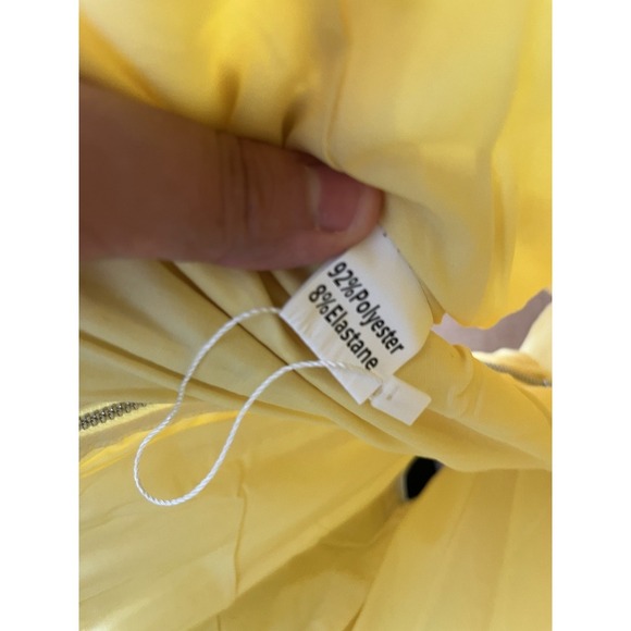 Corset Top Yellow Size Xs Women's Bustier Crop Top Corset Top New No Tag - Picture 5 of 7